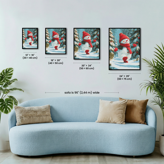Cheerful Snowman