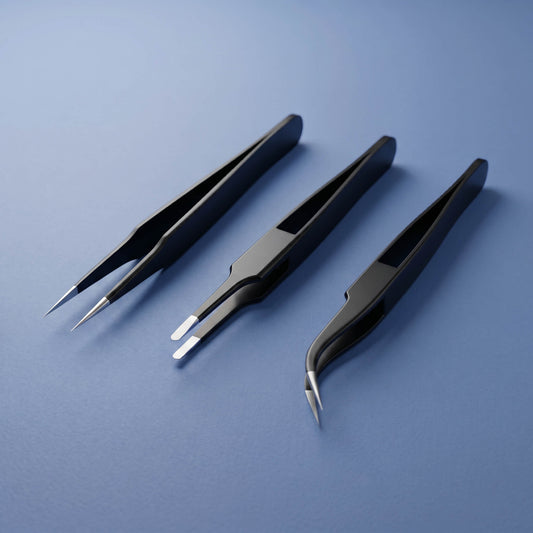 Precision Tweezers (Set of 3)