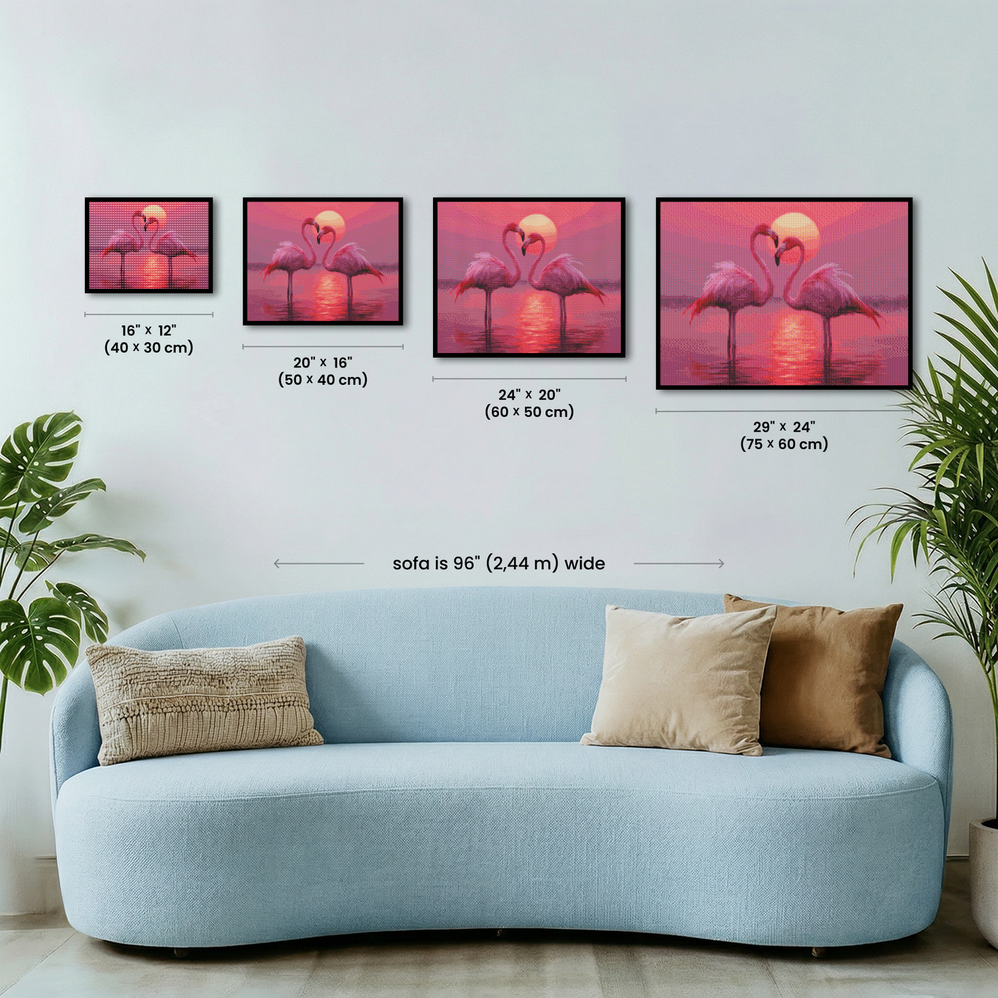 Flamingo Hearts