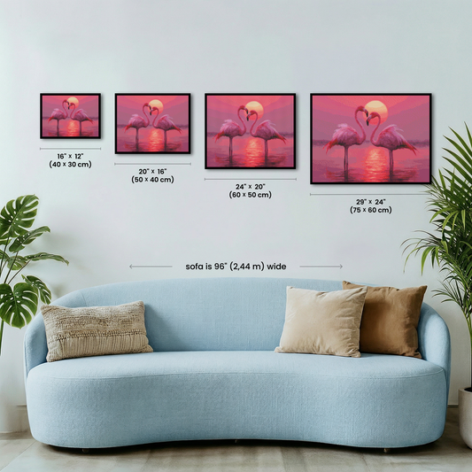 Flamingo Hearts