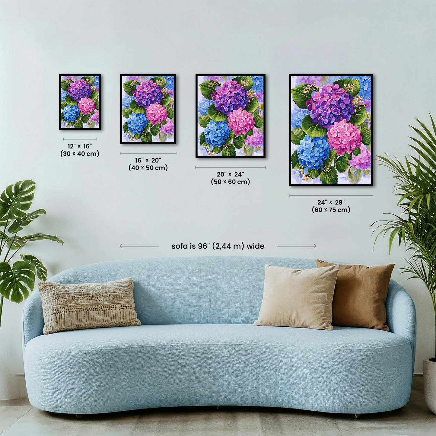 Hydrangea Cluster