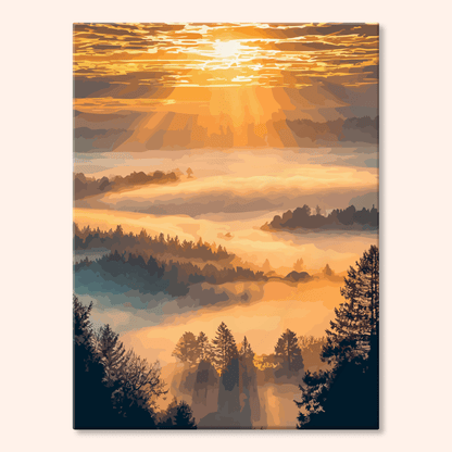 Misty Sunrise