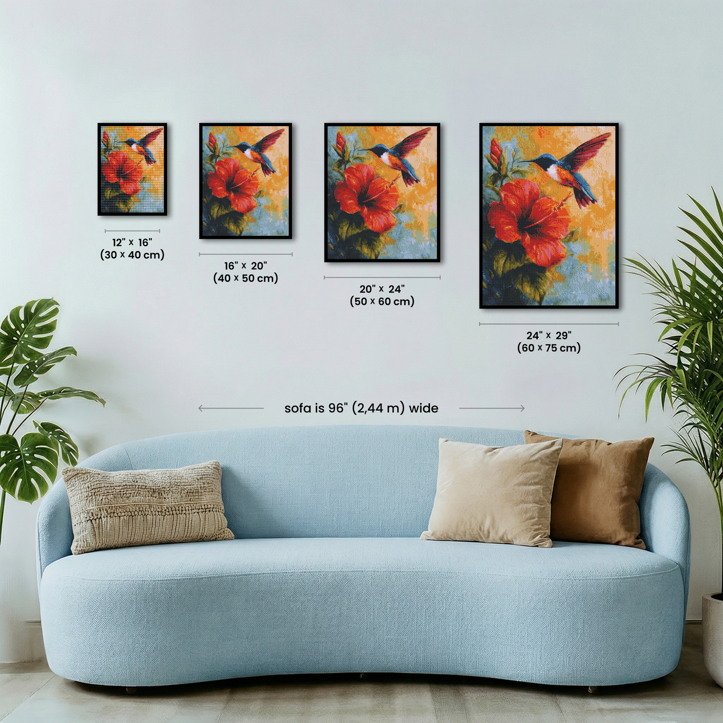 Open Petal Frame