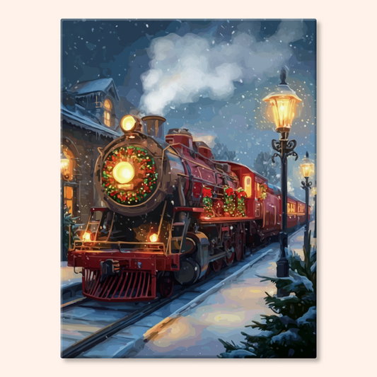 Snowy Train