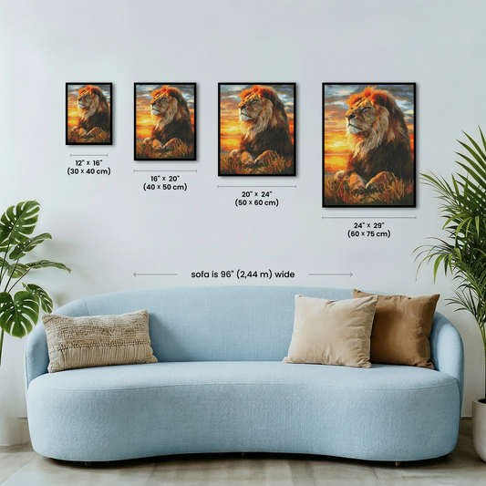 Sunset Lion
