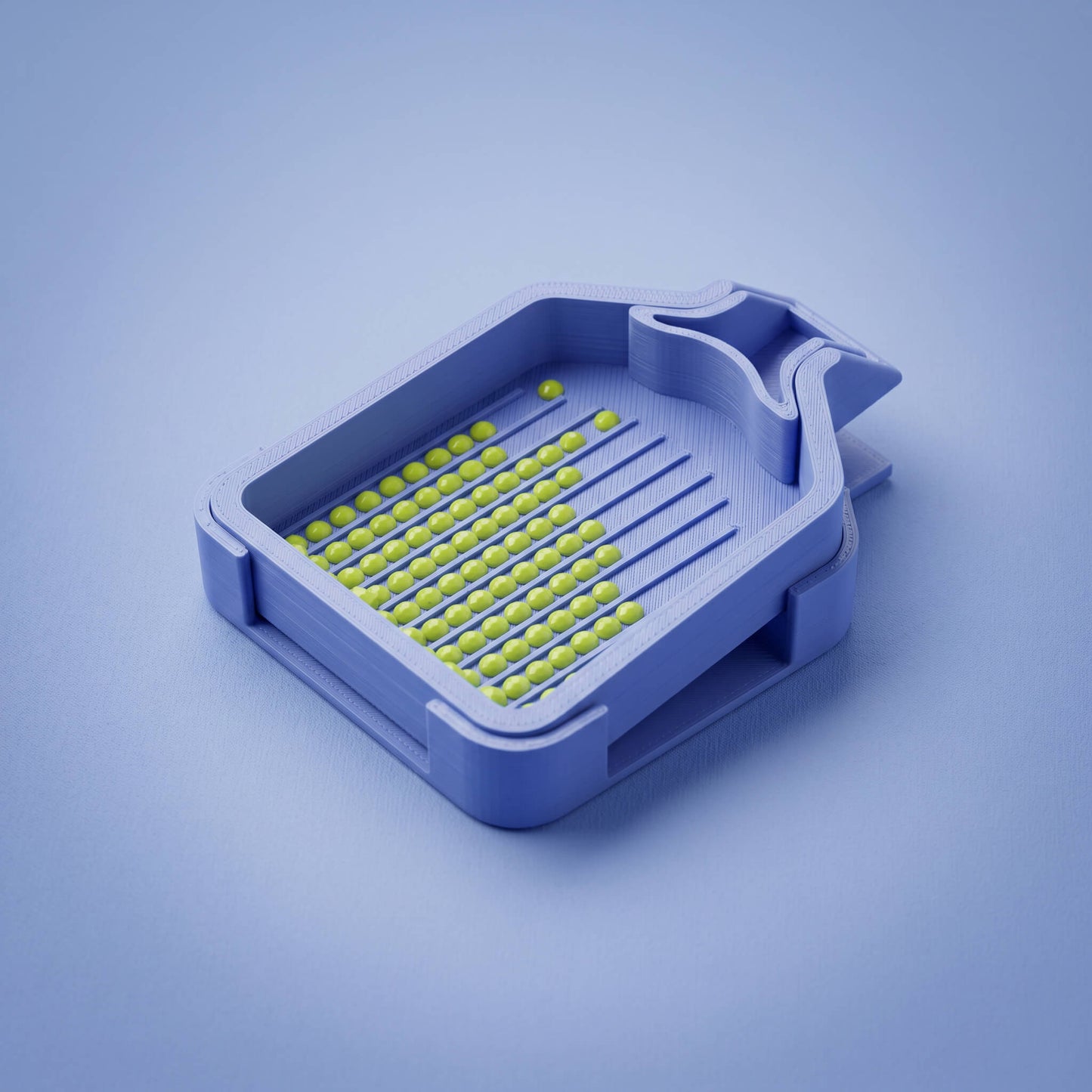 7 Mini Trays with Lids & Storage Base